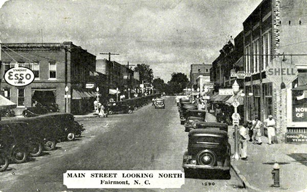 Main Street looking North Fairmont NC 2 Edit